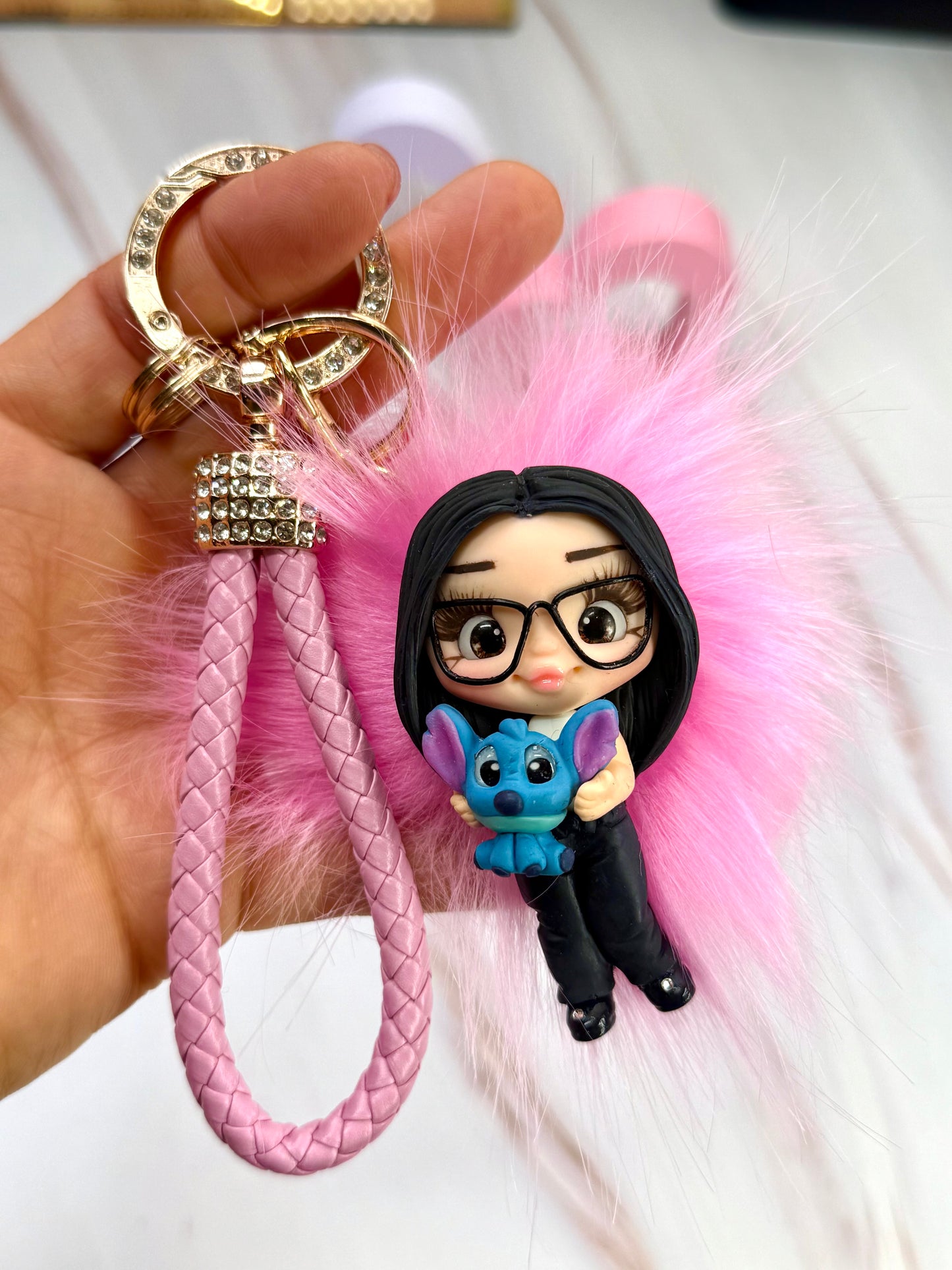 Custom Mini Doll Keychain – Personalized from Your Photo.