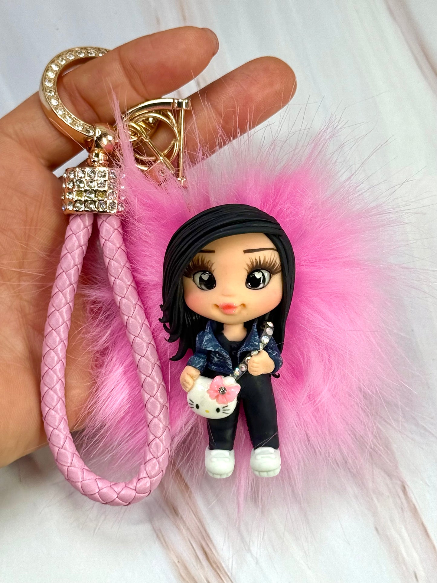 Custom Mini Doll Keychain – Personalized from Your Photo.