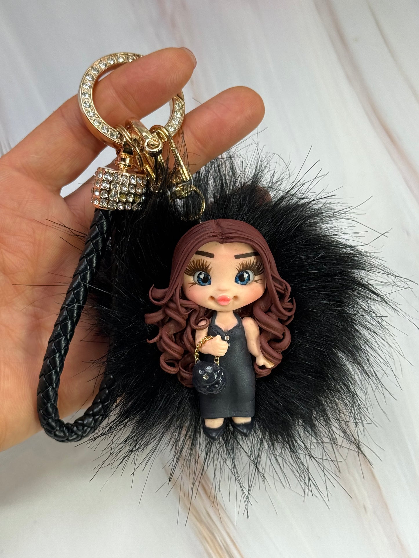 Custom Mini Doll Keychain – Personalized from Your Photo.